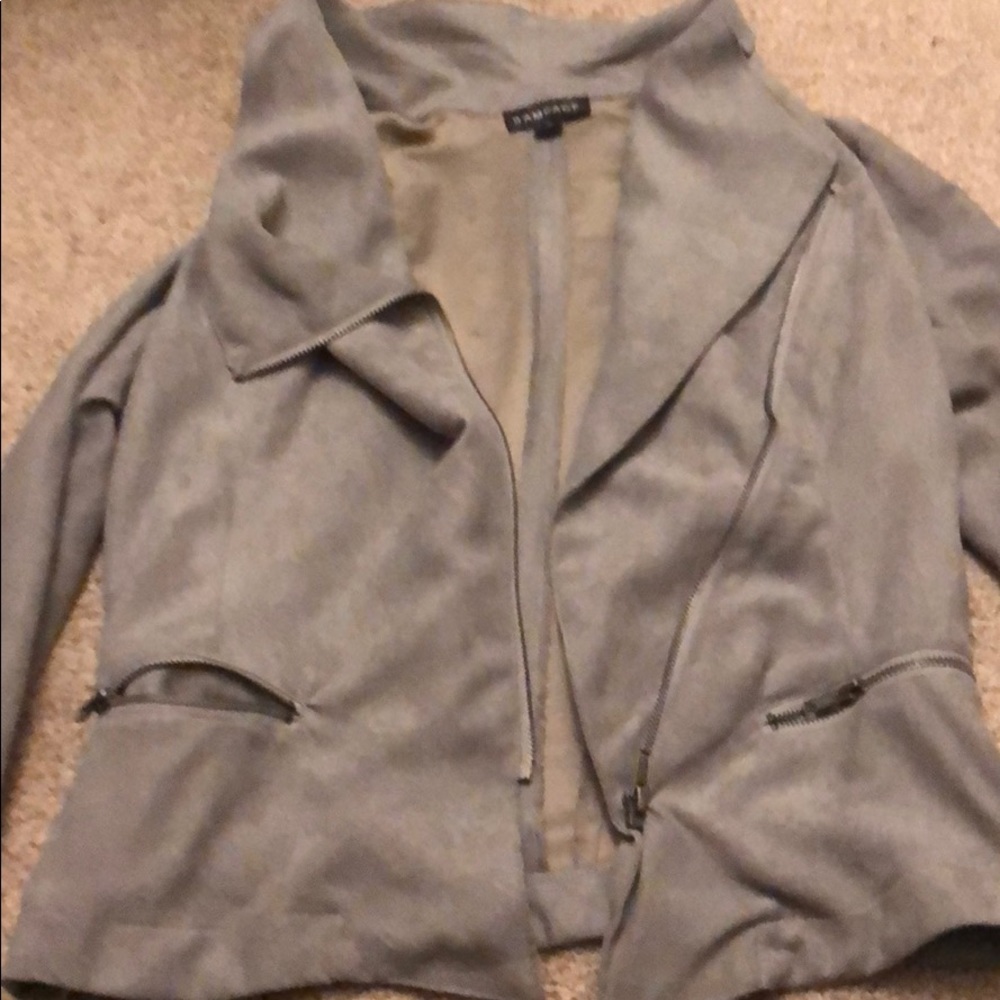 Suede blazer